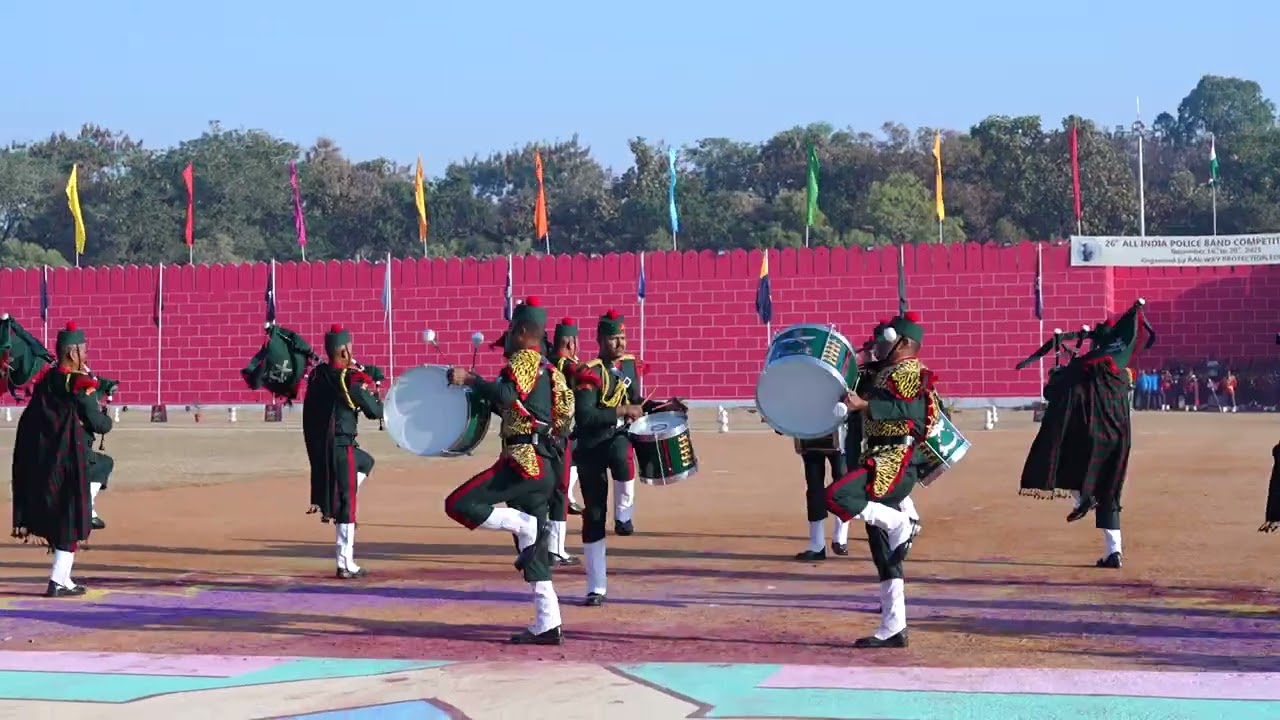 assam rifles pipe band display 2025