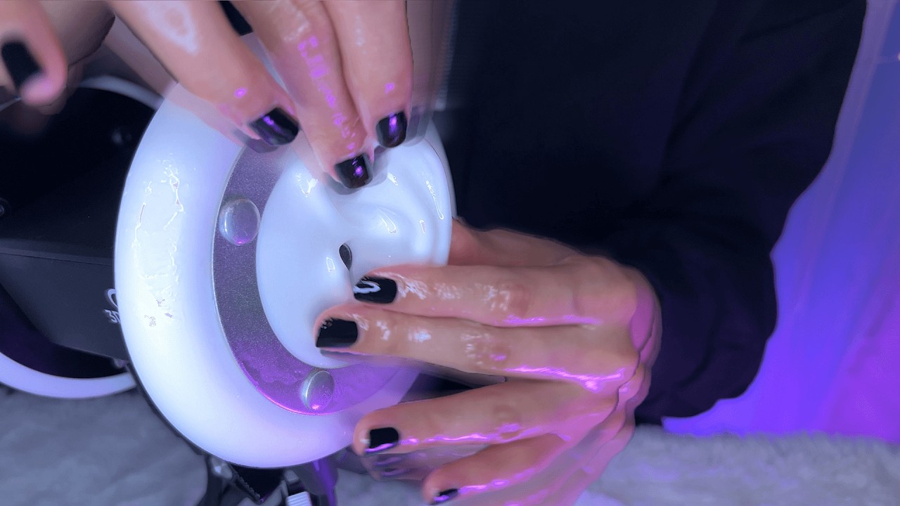 ASMR Brain Melting Fast Ear Massage 🤤 No Talking, 3Dio, oil, lotion, foam etc. / 高速耳マッサージ