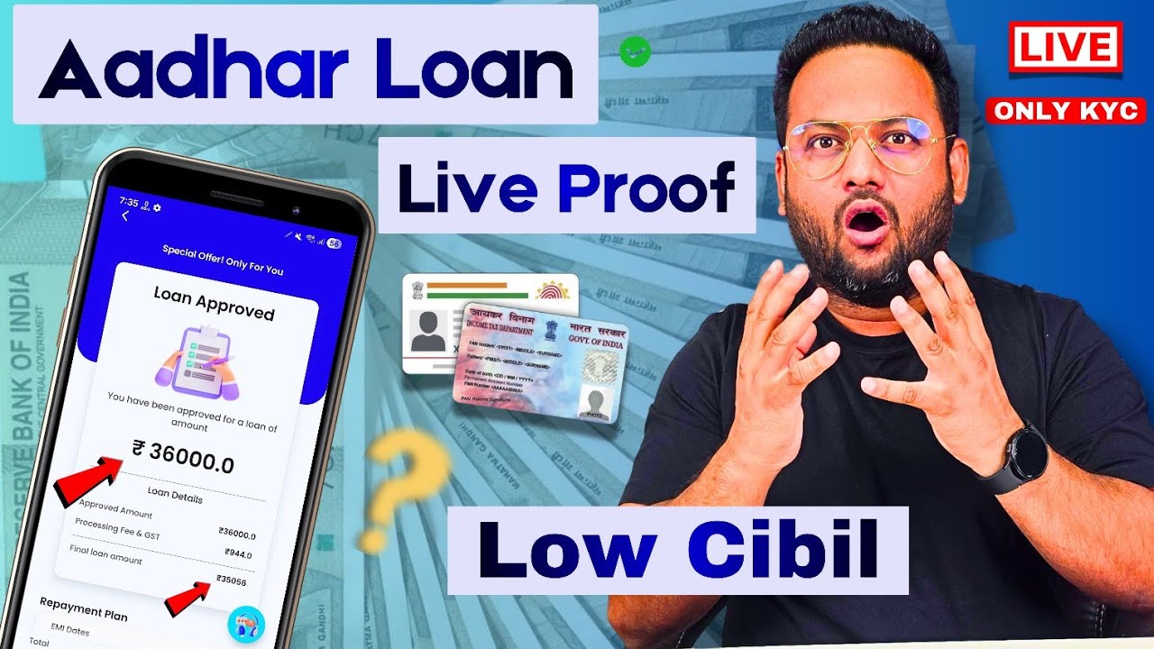 Loan for Low Credit | Best Loan Apps with Low Cibil Score | Aadhar Loan App 2026