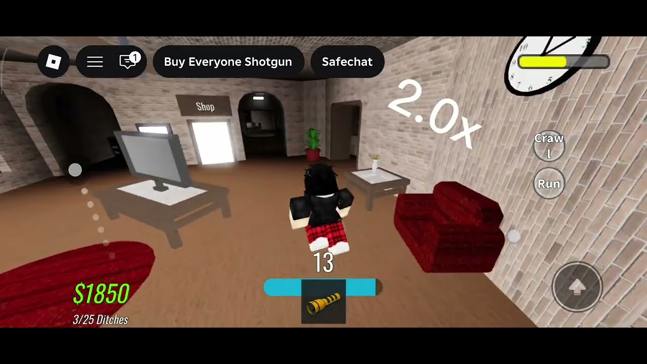 I hope you like the video hello i'm going to play a horror game in roblox
