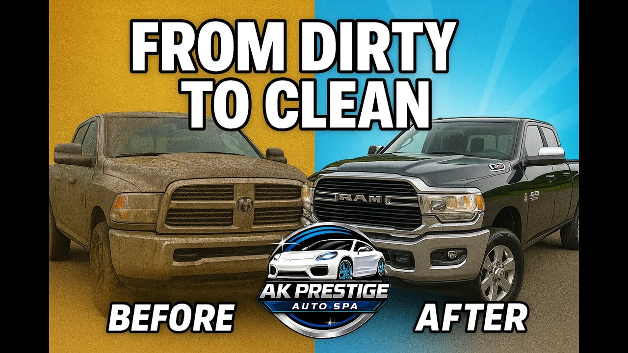 Couple-Owned Company | Semi Deep Truck Detail Transformation | Satisfying