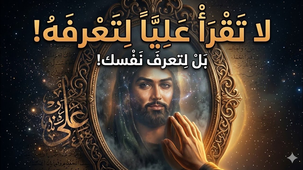 لا تبحث عن علي ع لتعرف علي  ؟ 