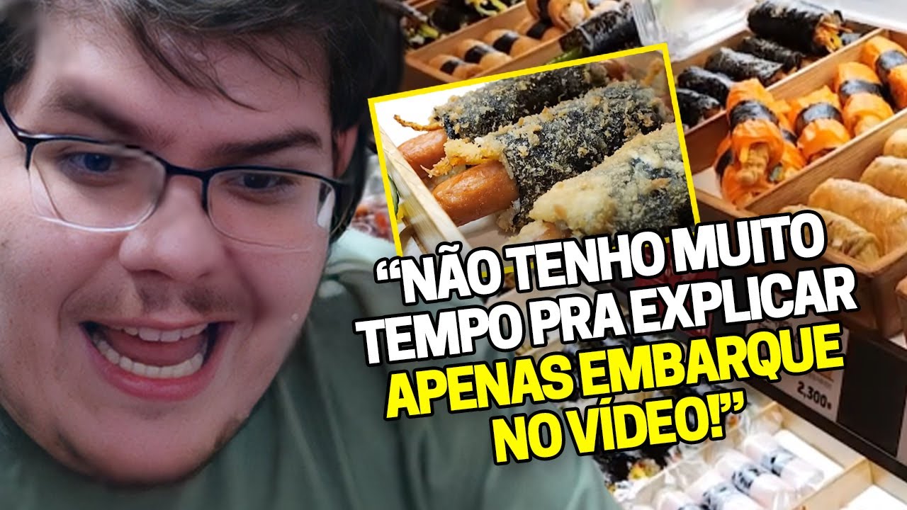 CASIMIRO REAGE: SUSHI À ROLÊ OU SUSHI INVISÍVEL? É DUVIDOSO MAS... | Cortes do Casimito