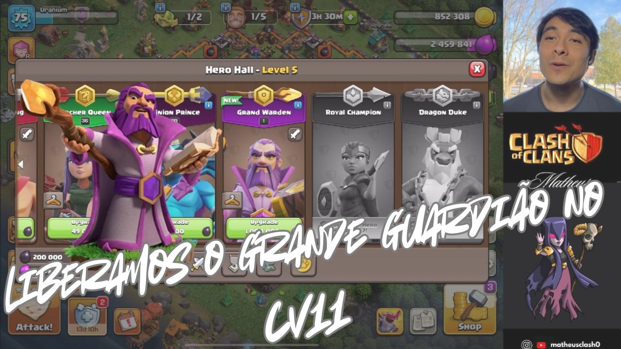 LIBERAMOS O GRANDE GUARDIÃO NO CV11