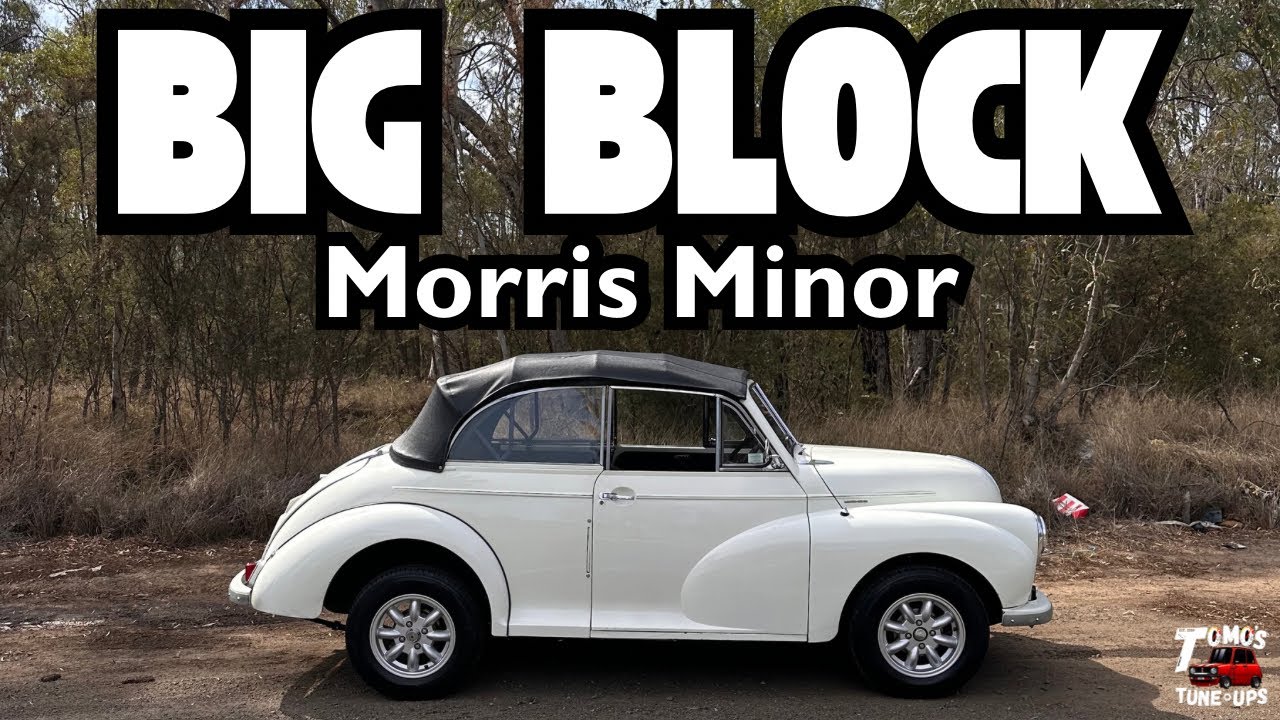 Driving a BIG block MM Morris Minor for the first time…