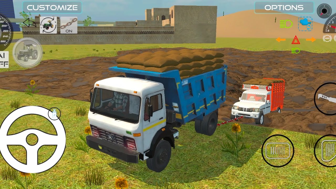 !! FULL LOADEAD PICKUP STUCK IN MUD AND HELP BY DUMPER !! 🚨💯💸⛽🚩👑❌🔥💥👑🚨👑👑🚧💥