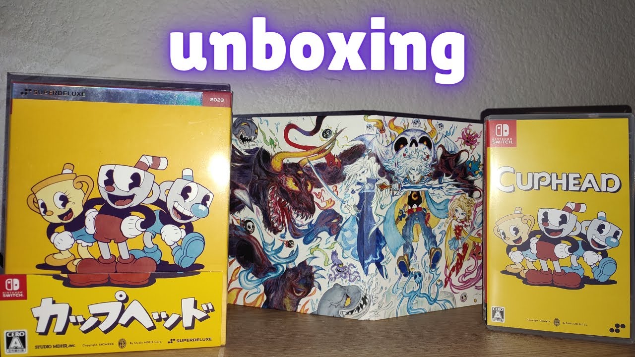 Cuphead Edición de SUPERDELUXE GAMES (JPN) para Nintendo Switch [UNBOXING]