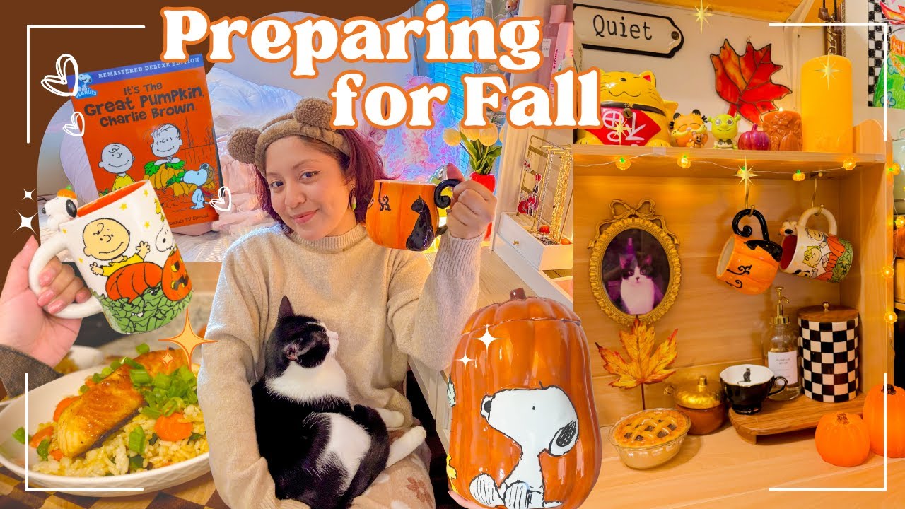 Preparing for fall 🍁 fall shopping + cozy vibes, welcoming autumn vlog