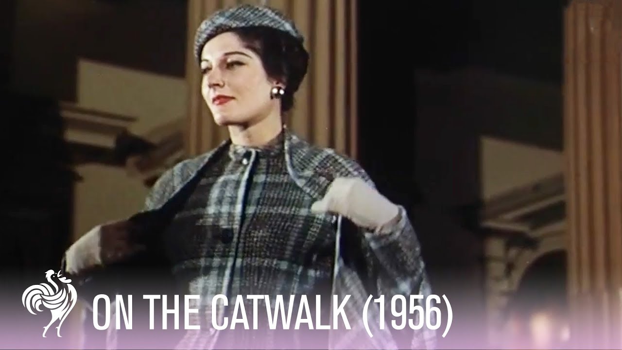Extravagant English Catwalk Show (1956) | Vintage Fashions