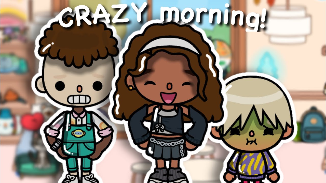 CRAZY MORNING!!☀️☕️|TocaxPanda|Tocaboca roleplay
