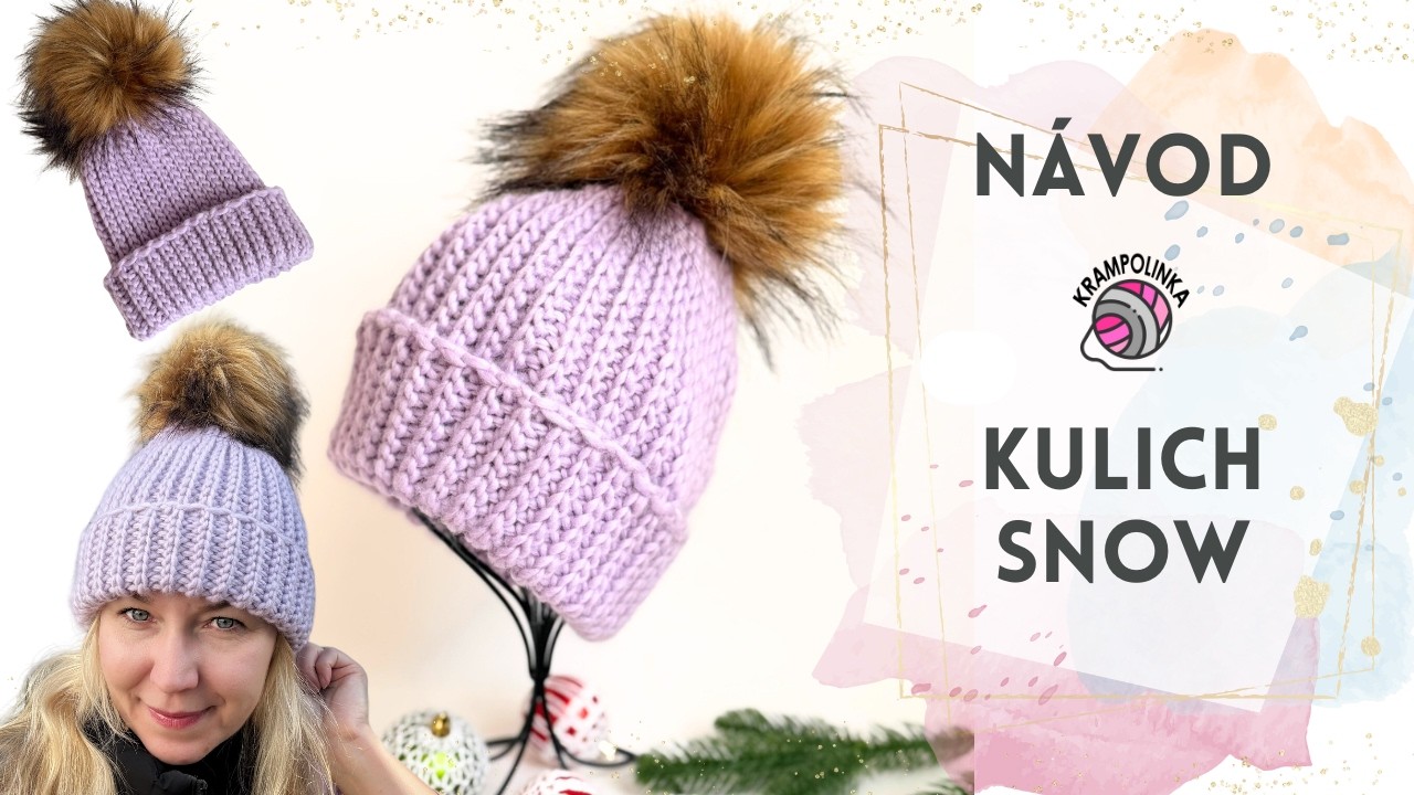 Návod na nejjednodušší zimní kulich! Háčkujeme z Drops Snow