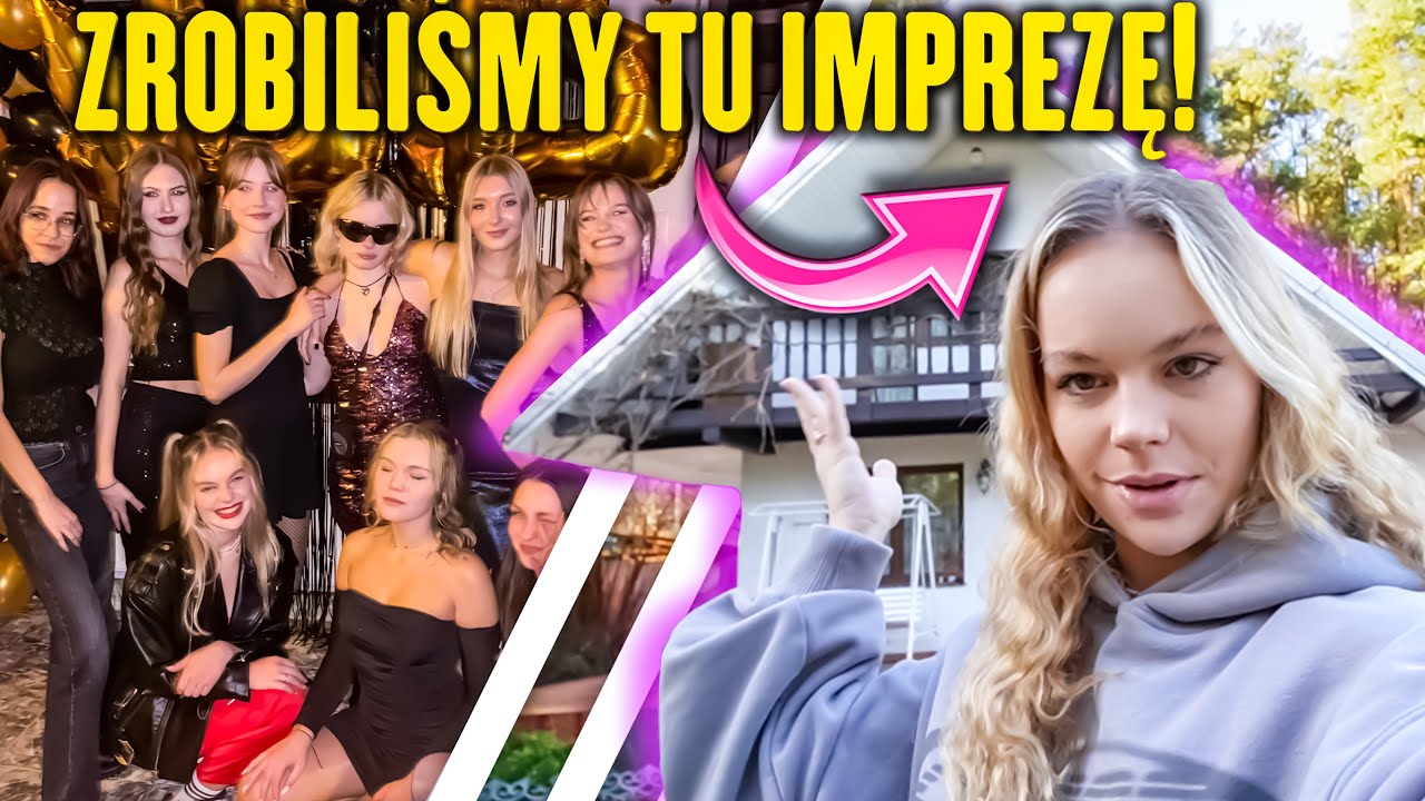 🪩 ZROBILIŚMY IMPREZĘ W TAJEMNICZYM DOMKU W ŚRODKU LASU! 🌲