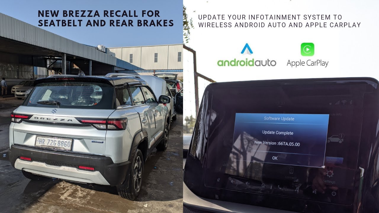Brezza 2022 Infotainment System Update | Update To Wireless Android Auto and Apple Carplay Easily
