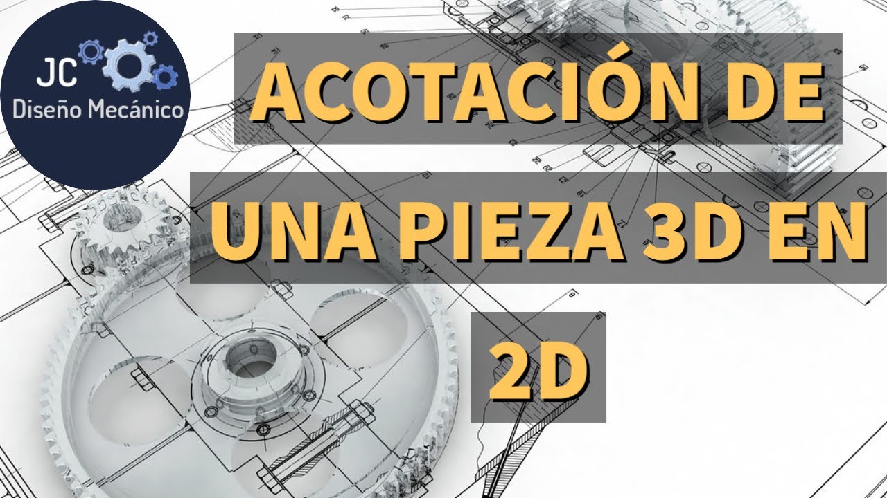 ACOTACIÓN DE UNA PIEZA 3D EN 2D EN #SOLIDWORKS