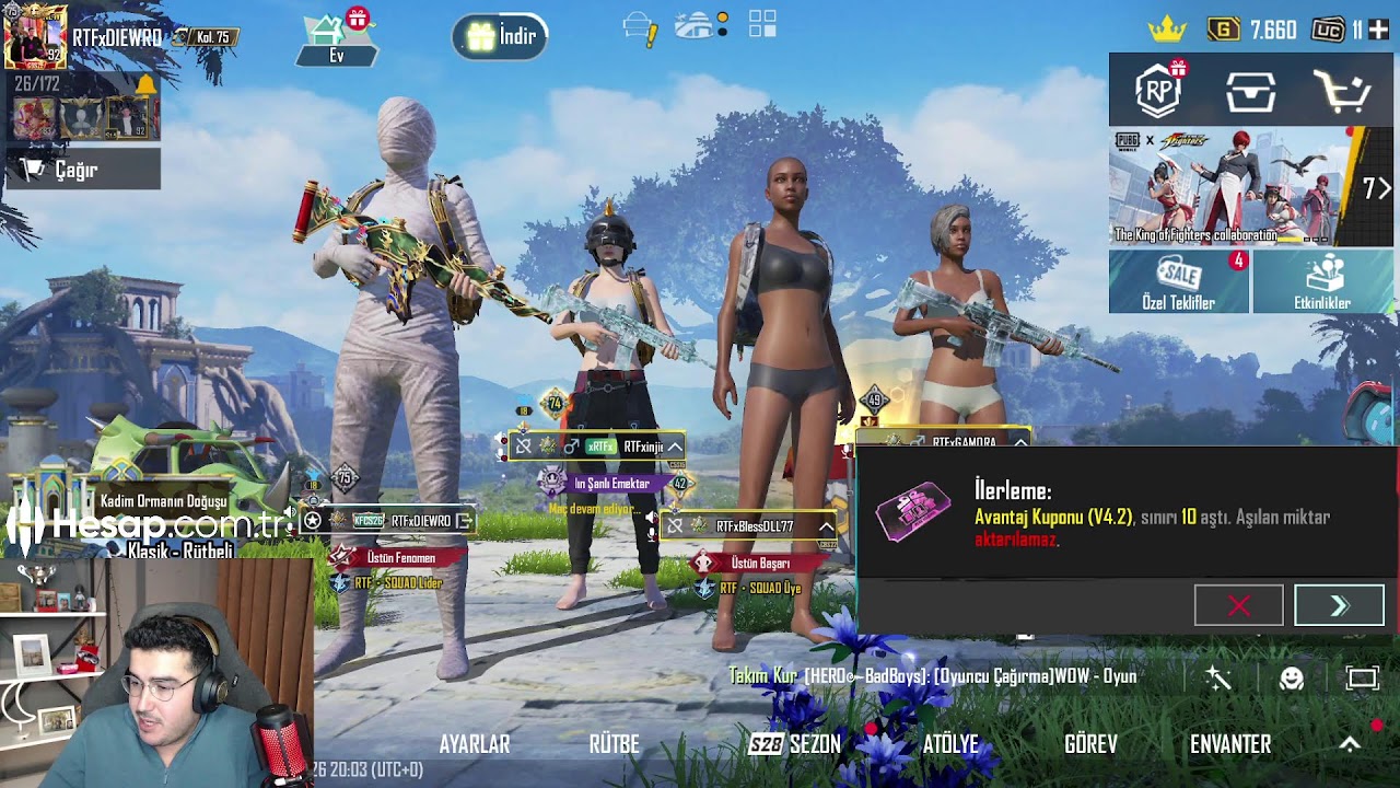 120 FPS TERFİ MAÇI PUBG MOBILE