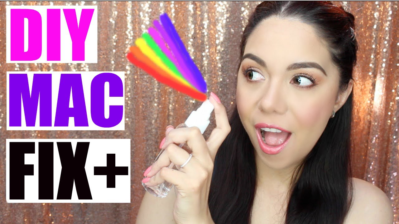 DIY MAC FIX+  SPRAY FIJADOR DE MAQUILLAJE ¡HAZLO TU MISMA! | MARIEBELLECOSMETICS