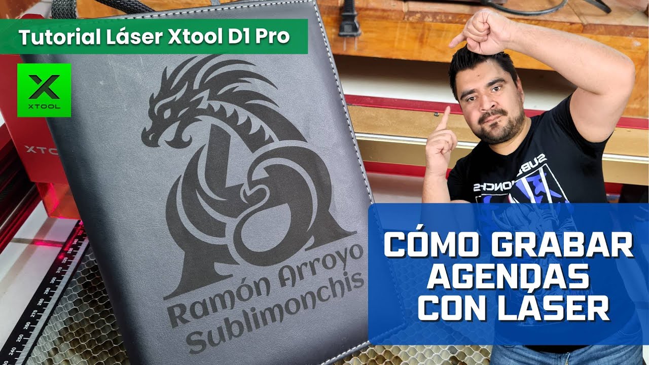 Como Grabar Agendas con Láser Xtool D1 Pro 💥 Tutorial Paso a Paso