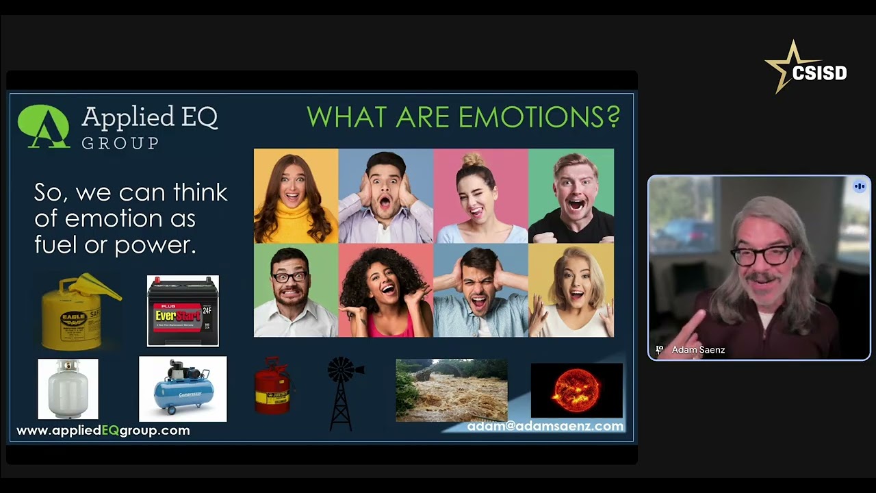 CSISD Chat: Dr. Adam Sáenz on How To Help Your Child Manage Emotions