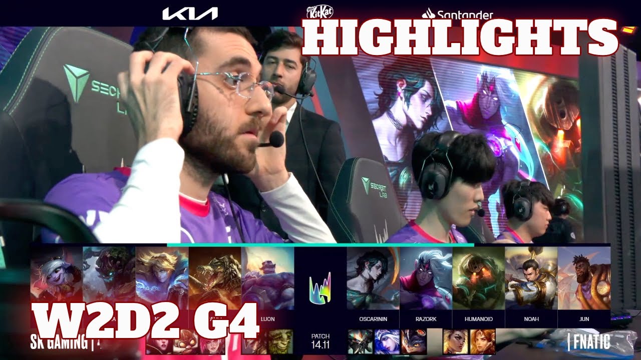 SK vs FNC - Highlights | Week 2 Day 2 LEC Summer 2024 | SK Gaming vs Fnatic W2D2