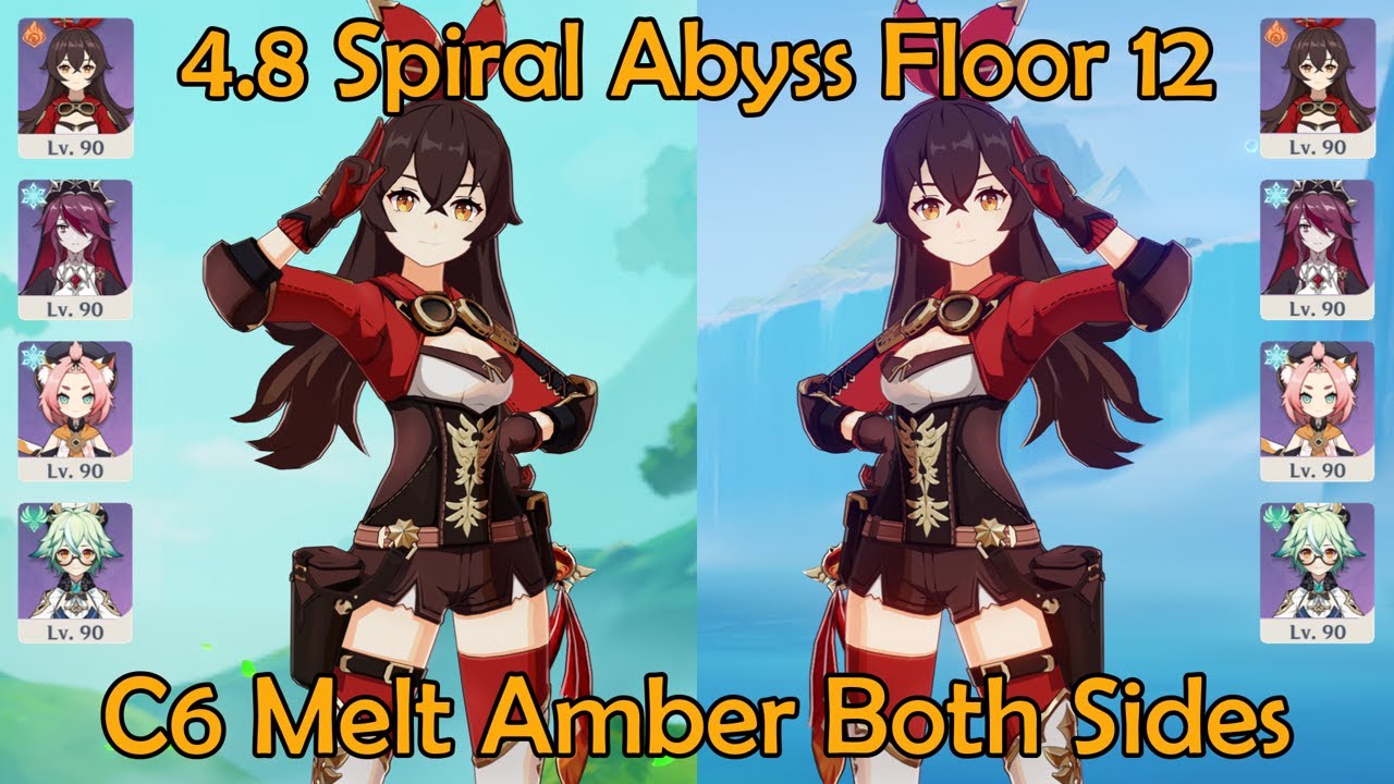 C6 Melt Amber Both Sides: 4.8 Spiral Abyss