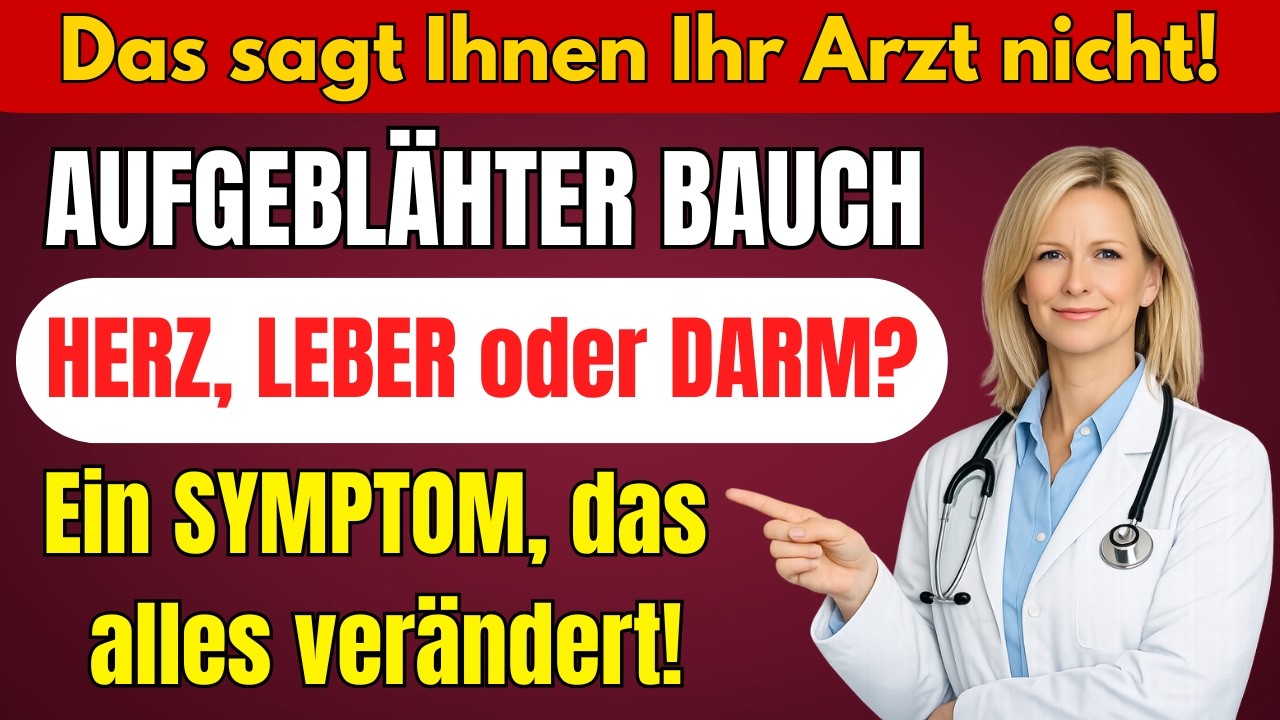 Aufgeblähter Bauch – Herz, Leber oder Darm? Ein Symptom, das alles verändert!