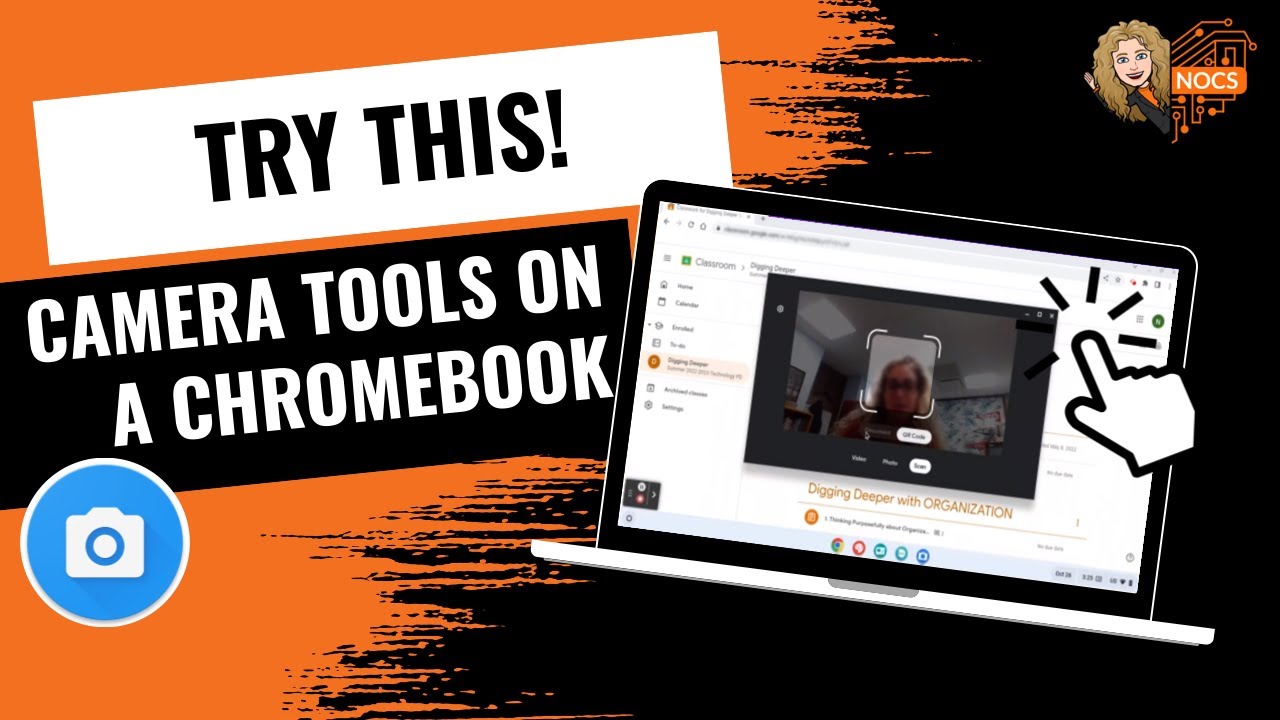 Camera Tools on a Chromebook