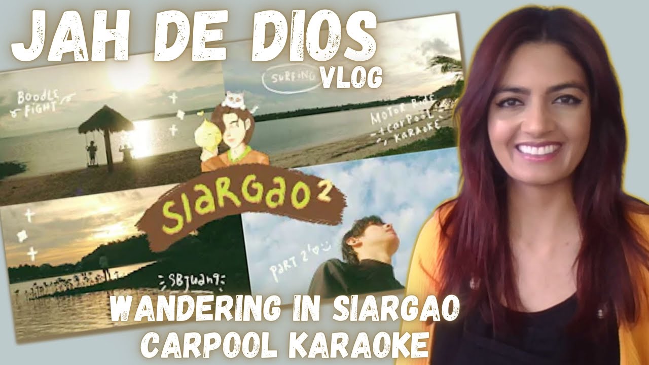 JAH DE DIOS | VLOG | wandering in siargao | carpool karaoke! I feel so relaxed!