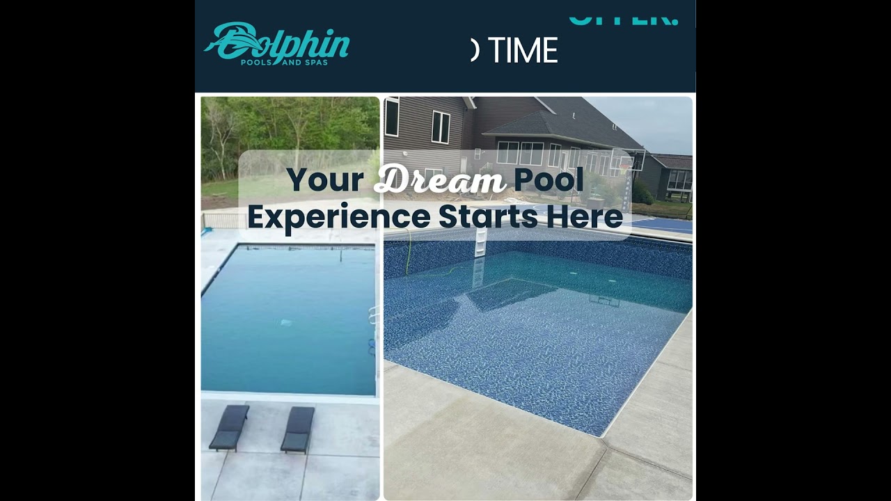 $2,500 OFF a New Vinyl Liner Pool, Dolphin Pools & Spas Iowa