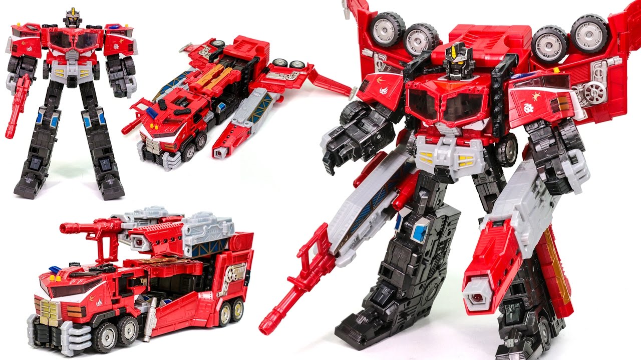 Transformers Cybertron Leader Galaxy Force Optimus Prime Truck Vehicle Car Robot Toys