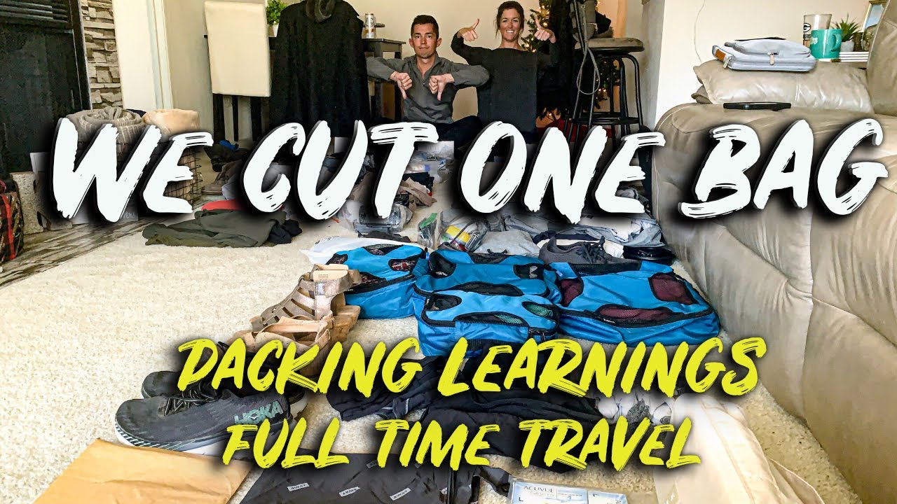 REPACKING our bags for Full Time Travel | Digital Nomad Packing List