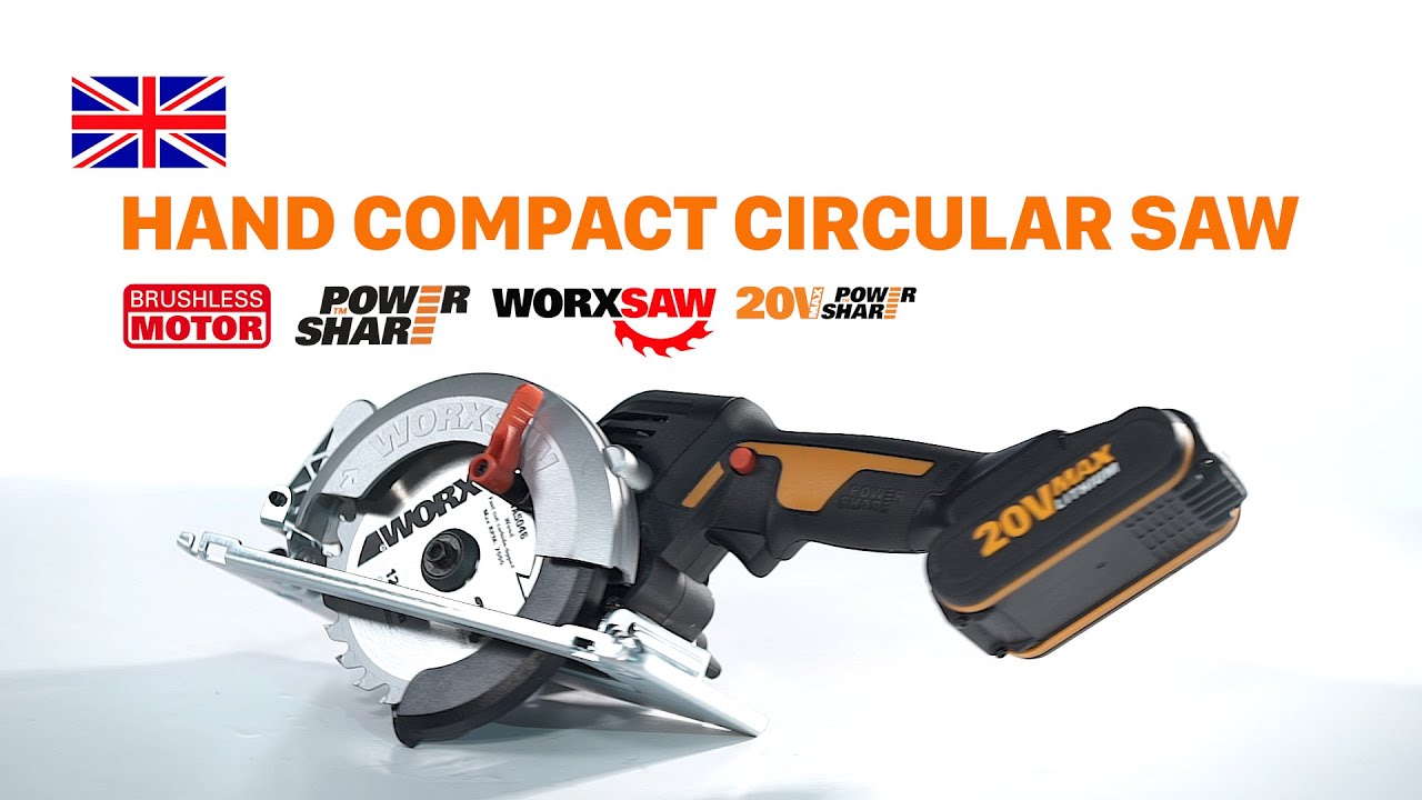 Worx WX531 20V Brushless compact Hand circular Saw   UK