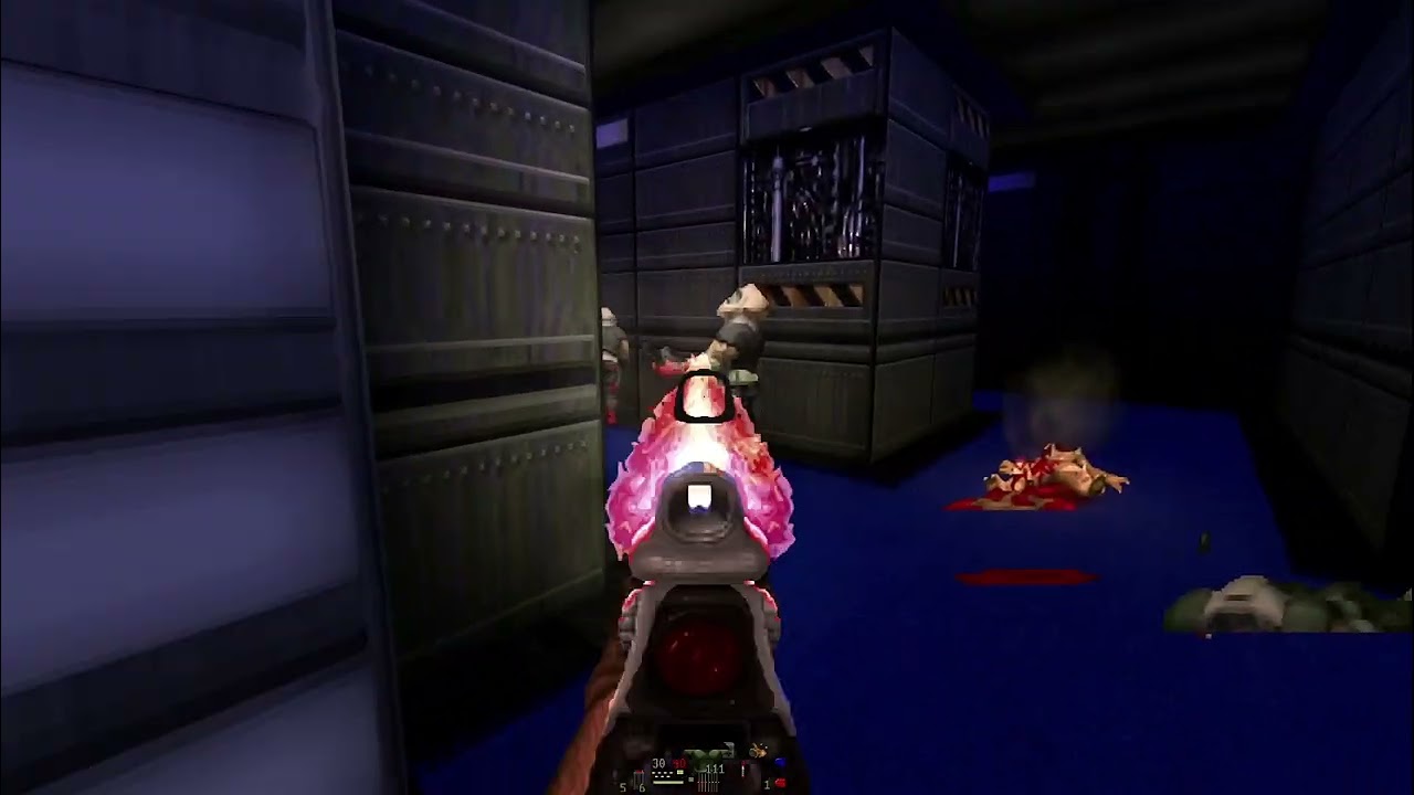 Doom Hideous destructor : Dark hallways