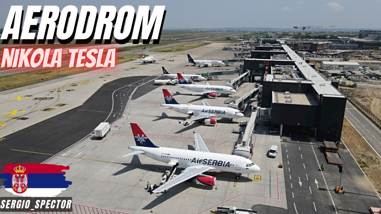 Aerodrom Nikola Tesla - obilazak svih izlaza na pistu, odlasci ✈️, radovi, gates c01 - 14 #beograd