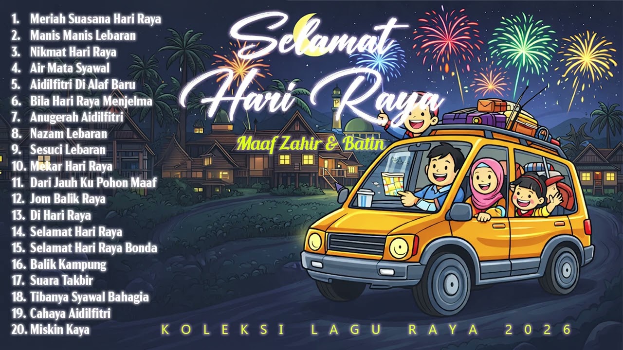 LAGU RAYA TERBAIK 2026 🎶 KOLEKSI EVERGREEN, NOSTALGIA & POPULER AIDILFITRI 🕌