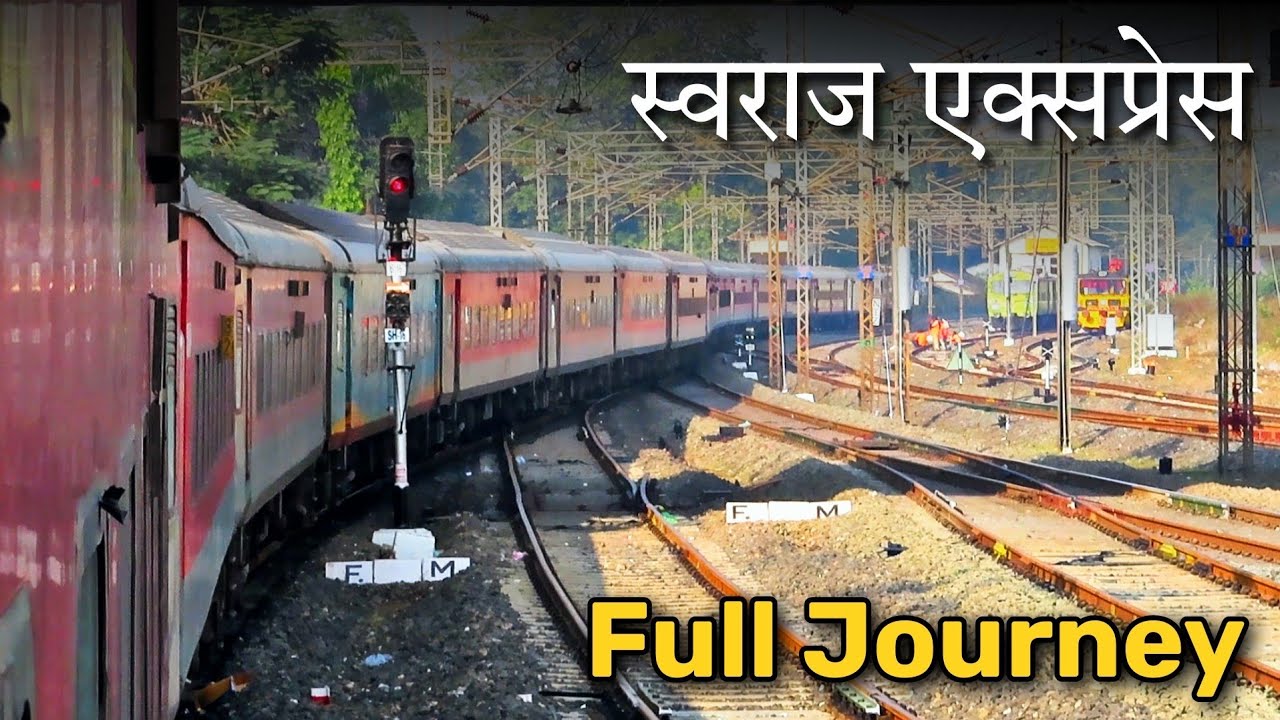 Shri Mata Vaishno Devi Katra to Mumbai : Full Journey : 12472 Swaraj Express | Racing Scenerio