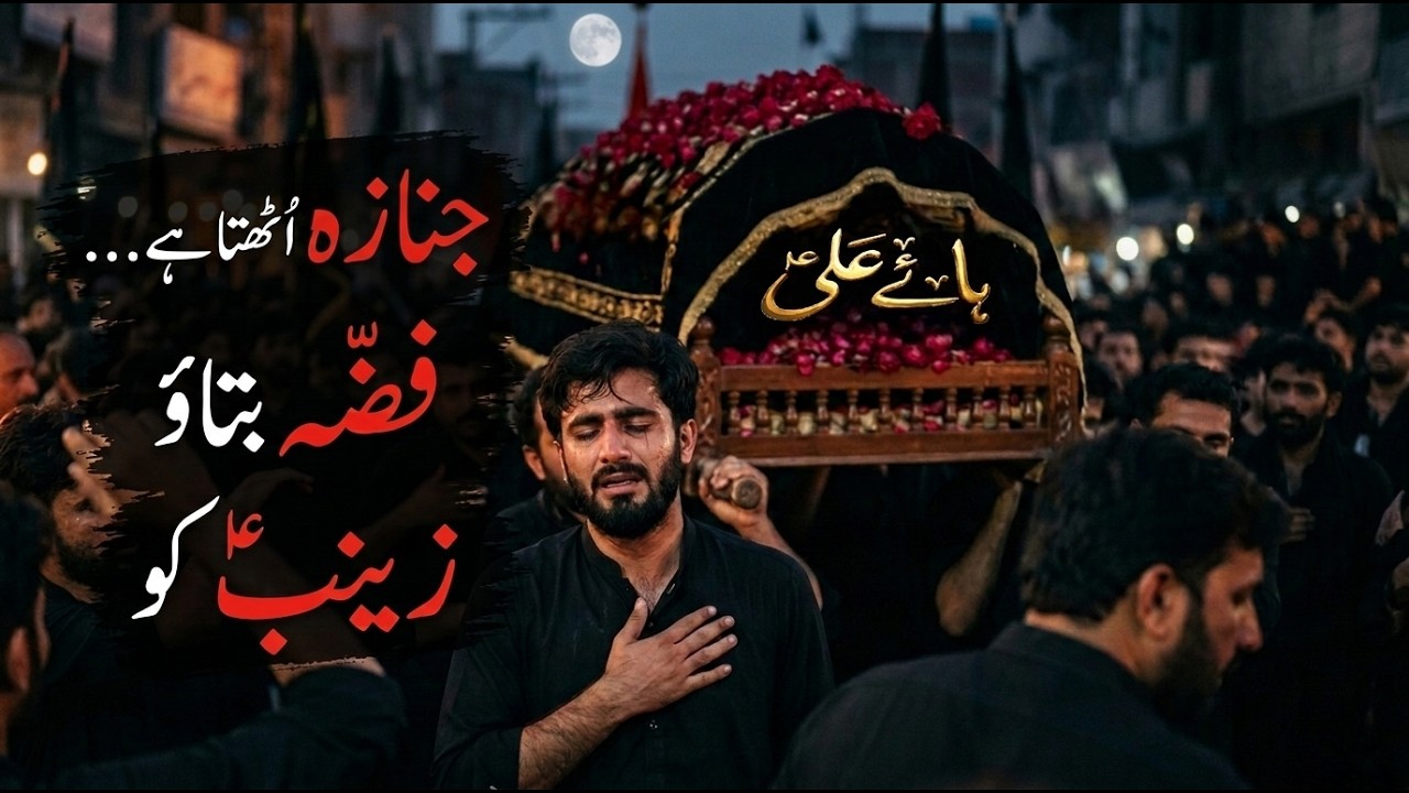 21 Ramzan Soz  | Janaza Uthta Hai Fizza Batao Zainab ( sa ) Ko | Shahadat Imam Ali | SZ AI Tributes