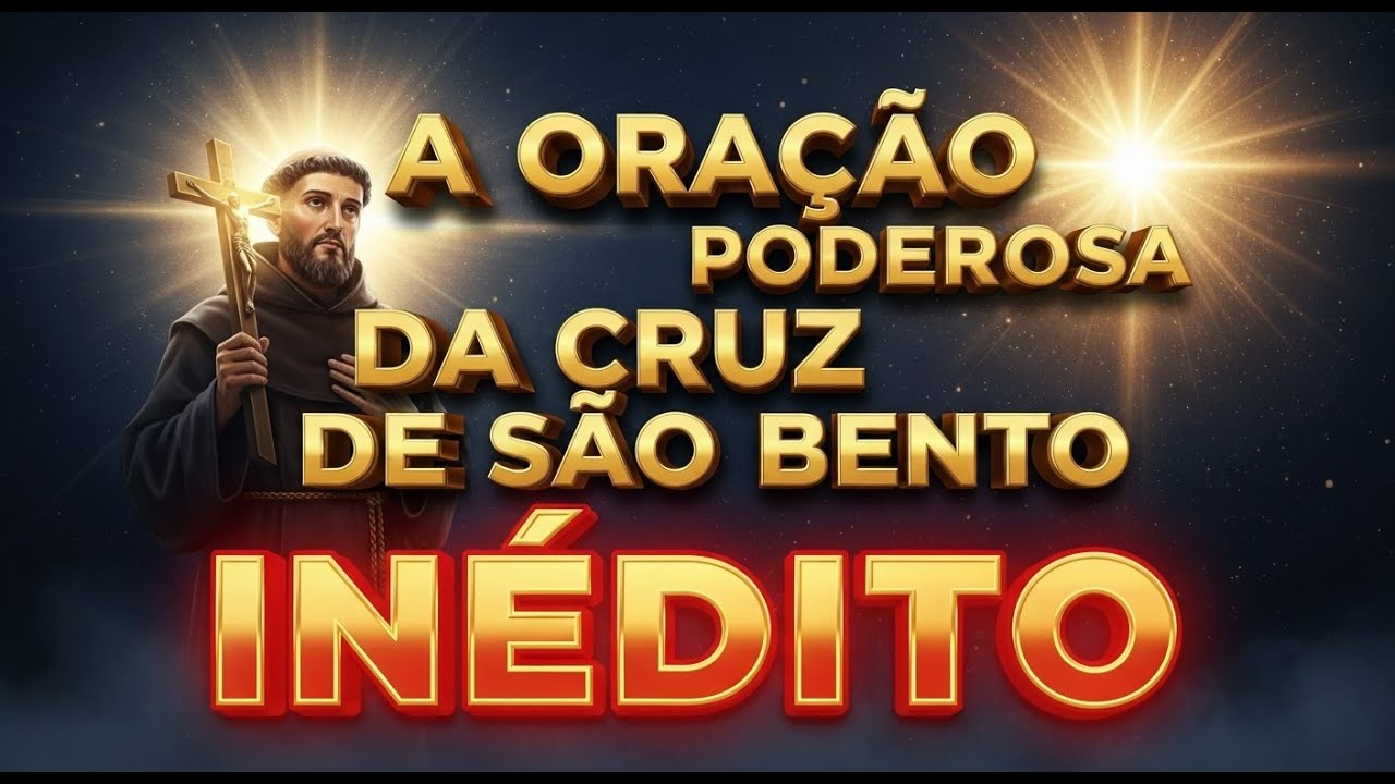 Faça Agora 💰 Oração Da Cruz Sagrada De São Bento - inédito 