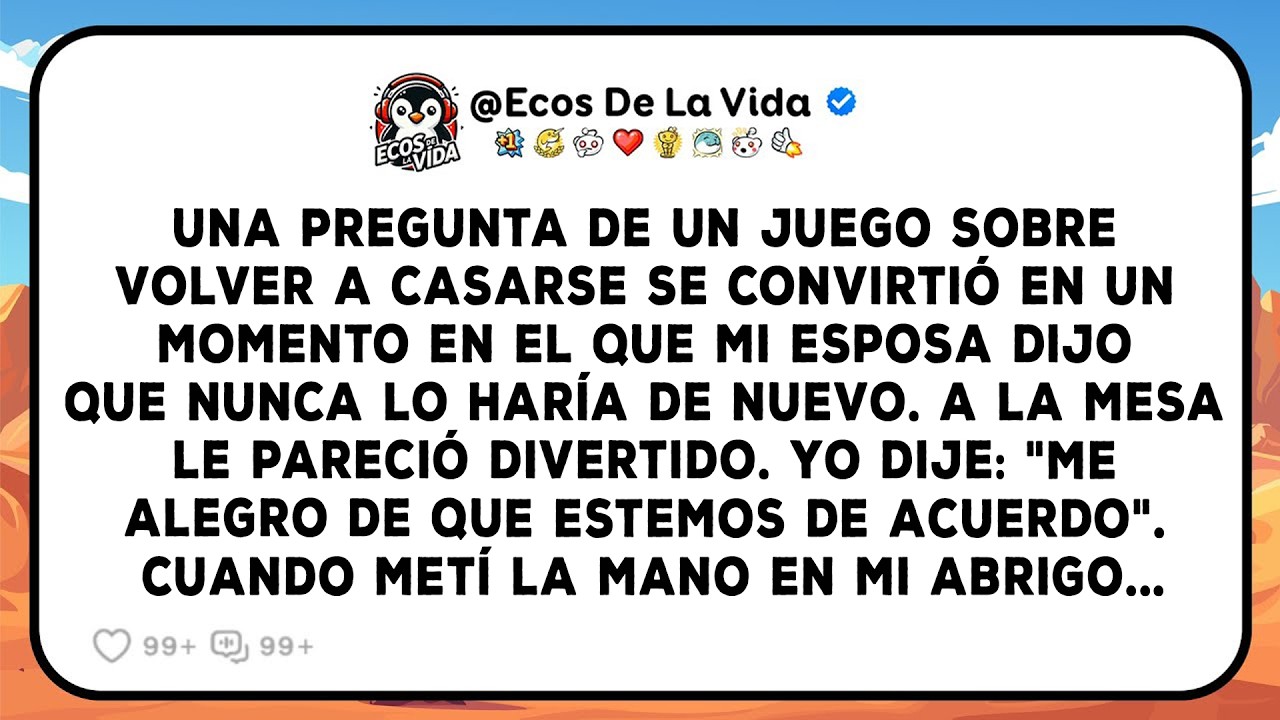 Ella Dijo Que Nunca Se Volvería A Casar Mientras Todos Reían, Pero Mi Reacción Cambió El Ambiente...