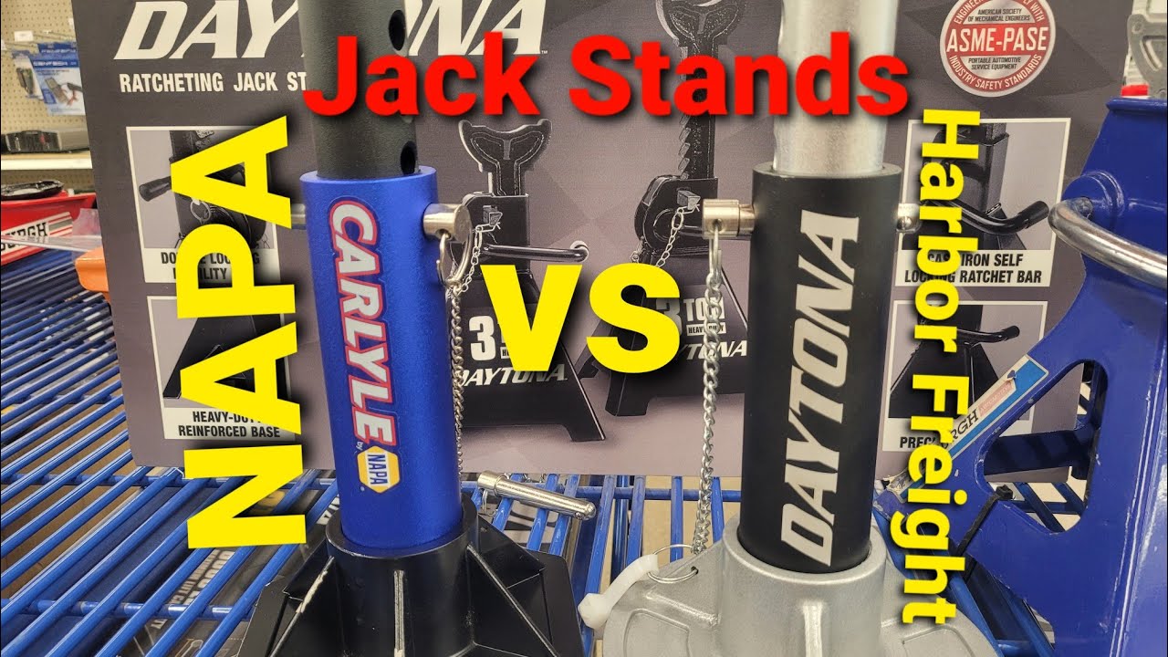 Daytona Harbor Freight VS Carlyle Napa  Aluminum Jack Stands #harborfreight #carlyle