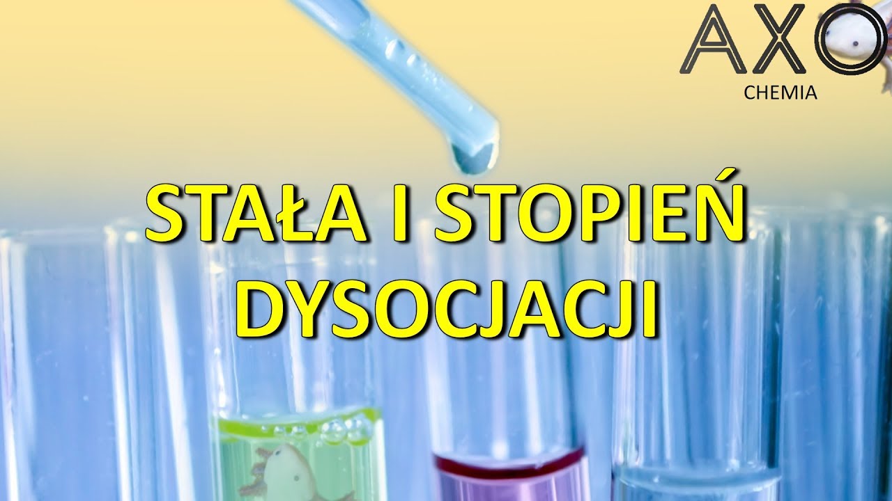 Stała dysocjacji i stopień dysocjacji