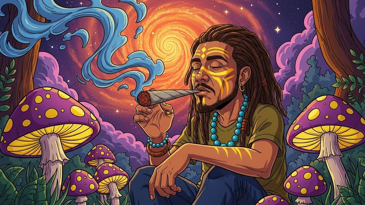 Vibrational Dub Reggae with Psychedelic Echoes 💫 Music for Balance and Grounding