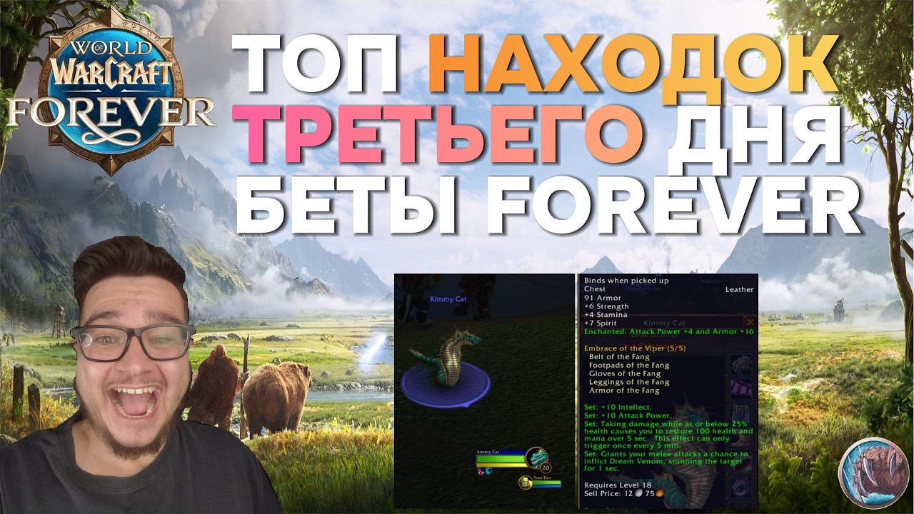 Находки ТРЕТЬЕГО дня Беты WOW Forever | Это будет совсем другая игра