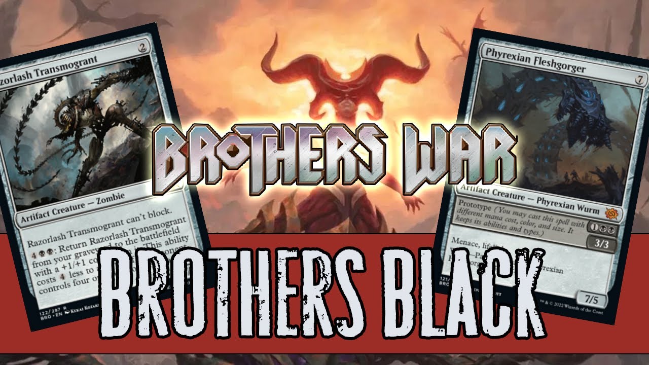 Война начинается с ТЬМЫ ! MTG Arena Mono Black Aggro Brothers War Standard DECK GUIDE!