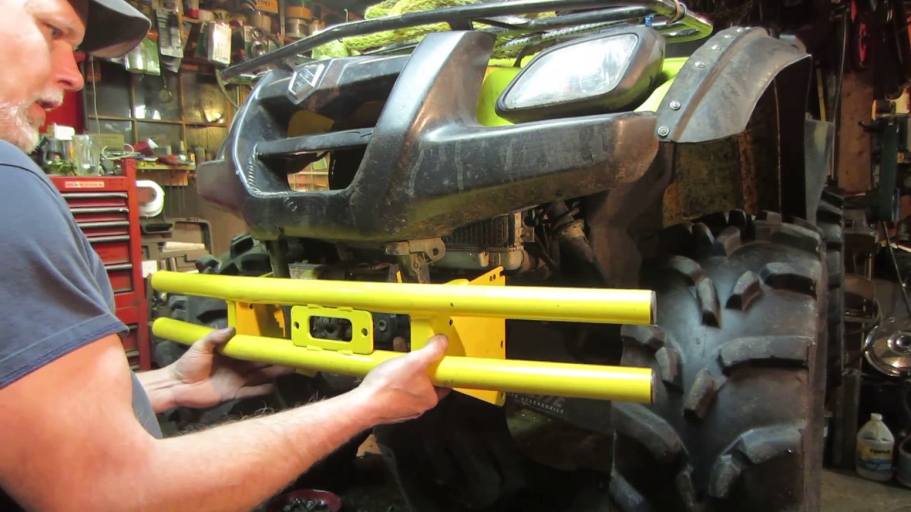 My atv needs a bumper, lets build it