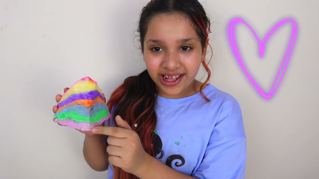 شفاو كيكة غزل البنات !! Cotton candy Cake Birthday