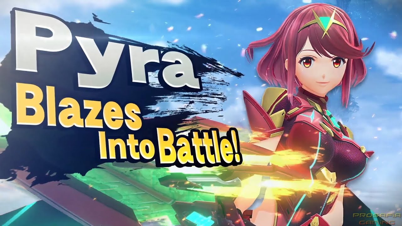 Super Smash Bros Ultimate Pyra & Mythra Reveal Trailer Nintendo Direct 2021 HD