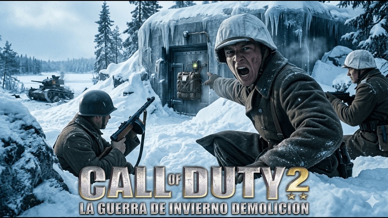 ¡ESTO ES LA GU3RRA! | Call of Duty 2: El Infierno Blanco de la Demolición
