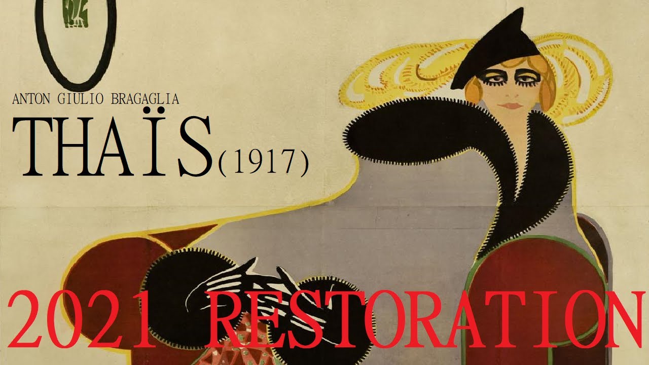 Thais (1917) [AI Upscale], Anton Giulio Bragaglia