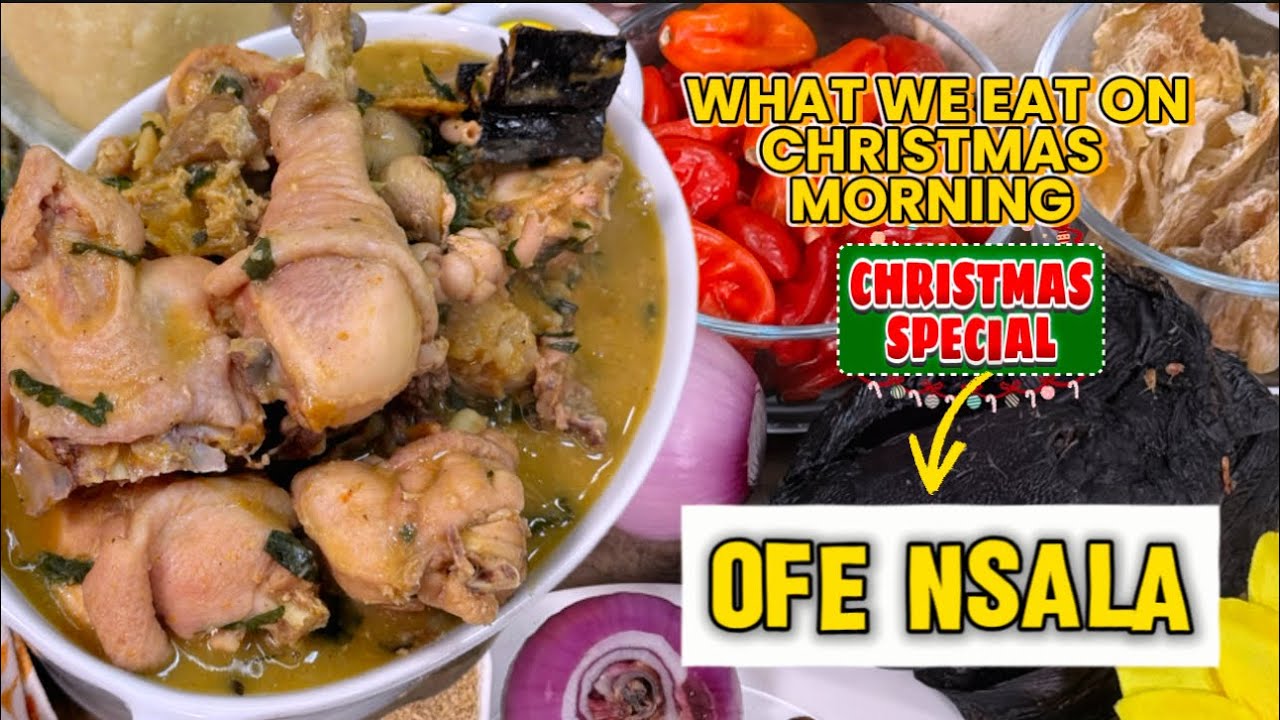 What we eat on Christmas Morning / Chicken Nsala Soup #Christmasrecipe #Nigeriansoup #festiverecipes