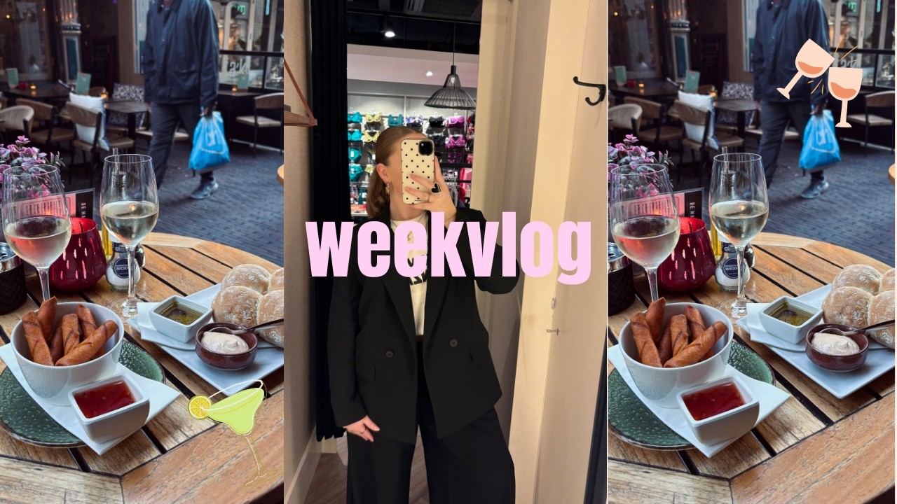 WEEKVLOG 2 | Eindelijk weer terrassen & heel veel werken